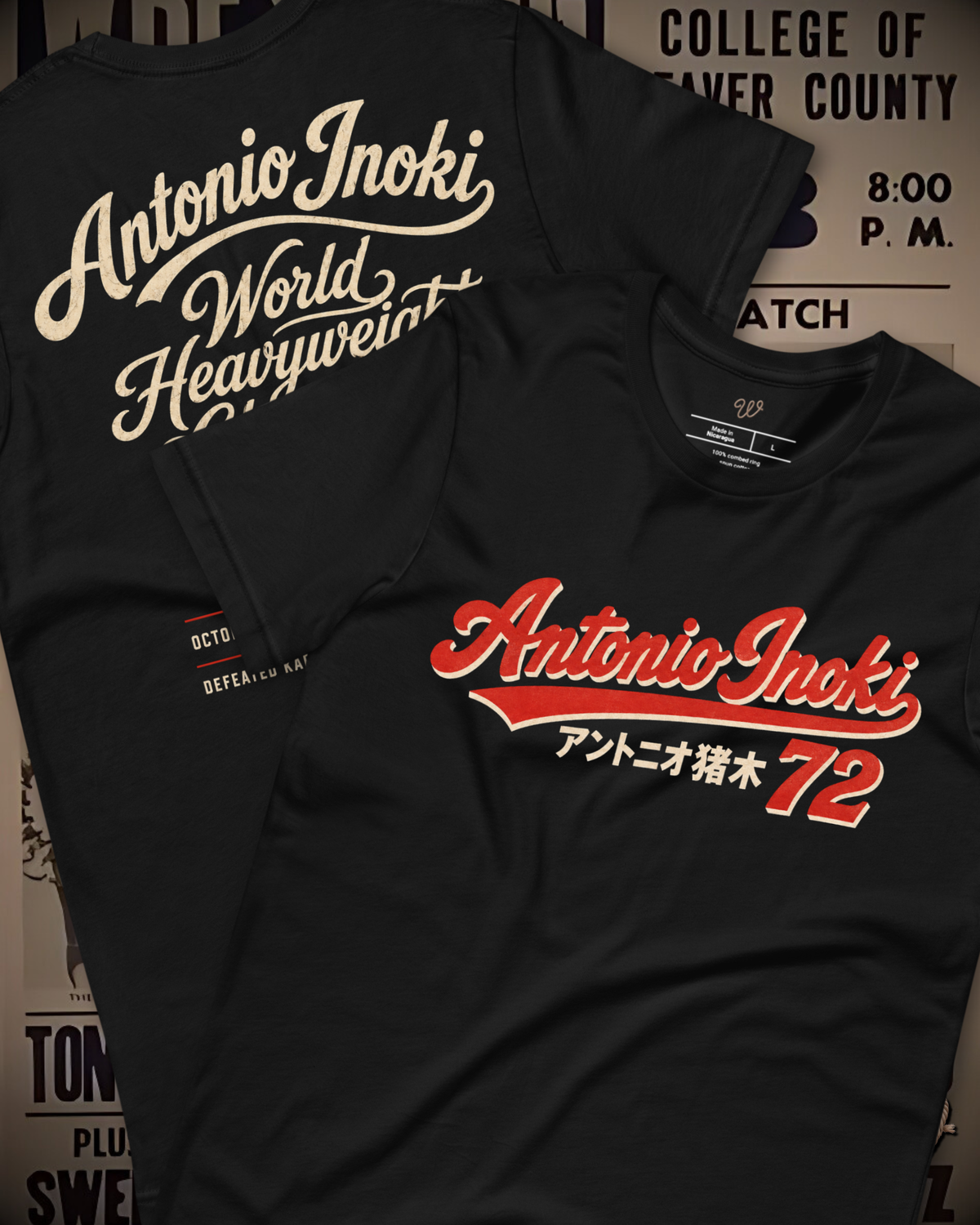 Antonio Inoki - World Champion '72 Shirt