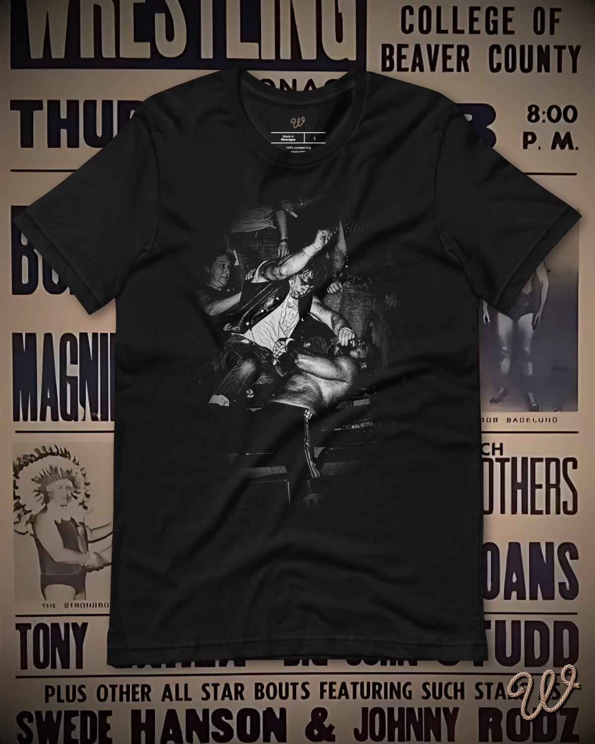 Dynamite Kid vs Bad News Allen - Banned in Calgary Shirt