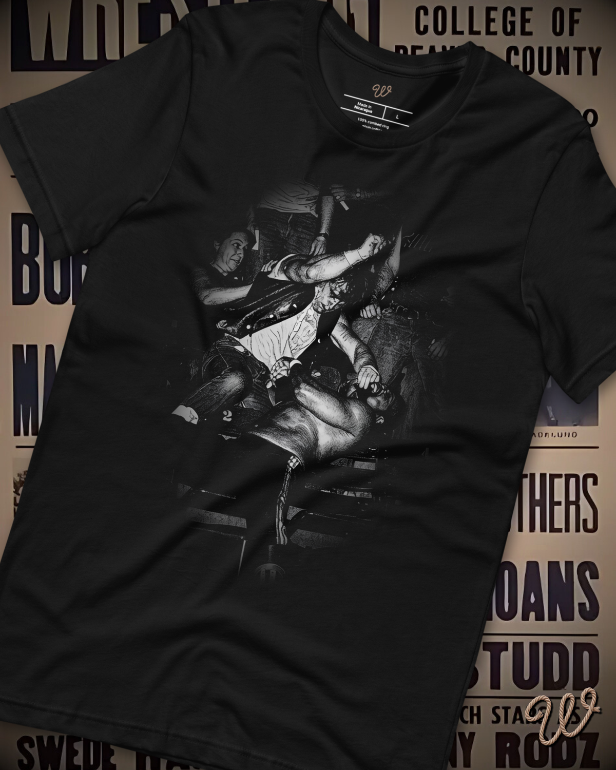 Dynamite Kid vs Bad News Allen - Banned in Calgary Shirt