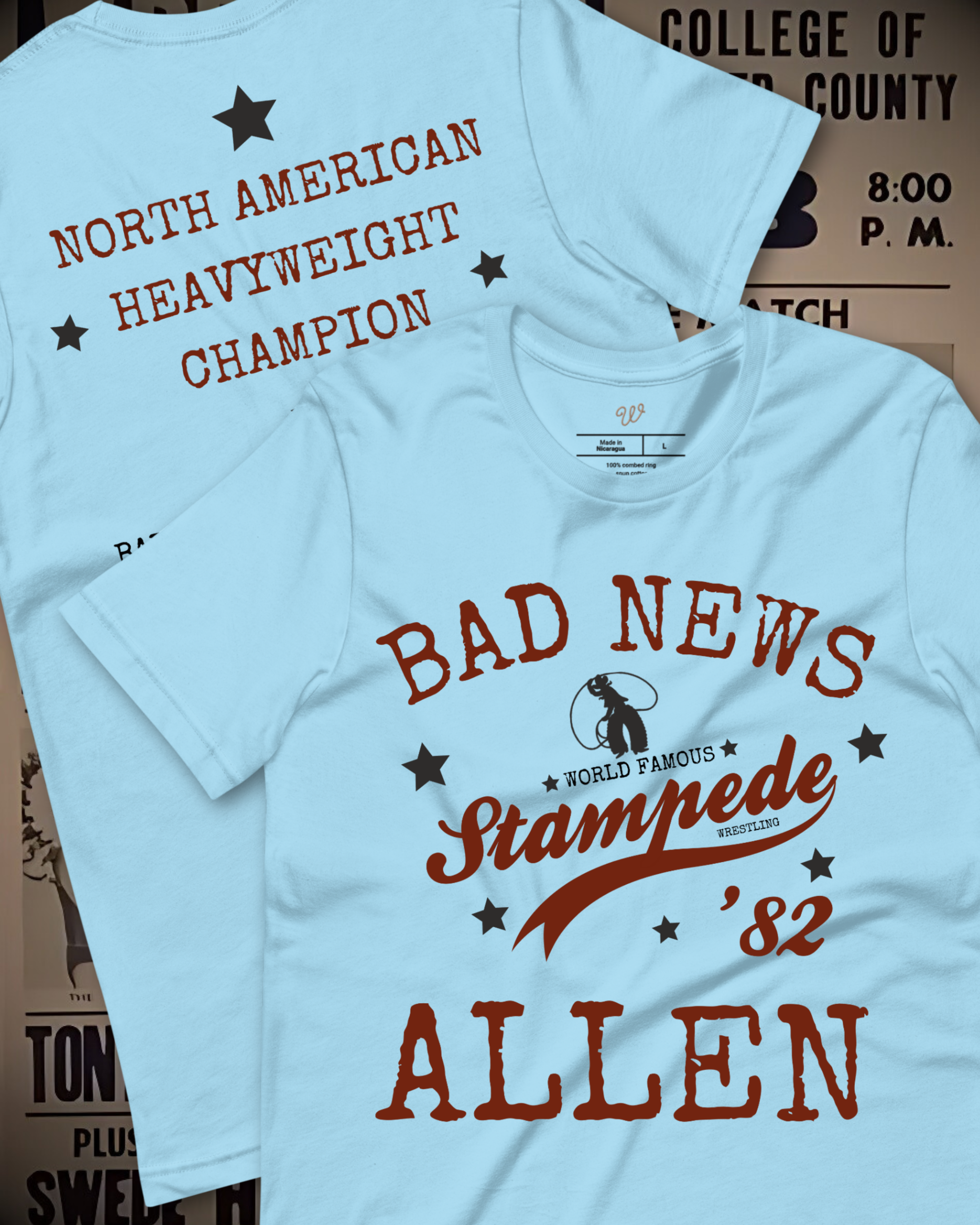 Bad News Allen - Stampede '82 Shirt