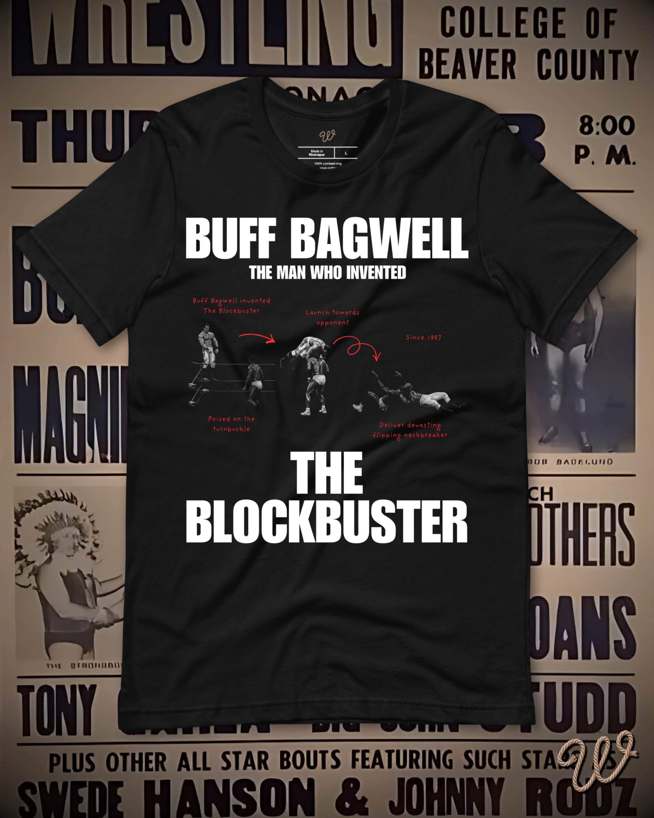 Buff Bagwell – The Original Blockbuster ’97 Shirt