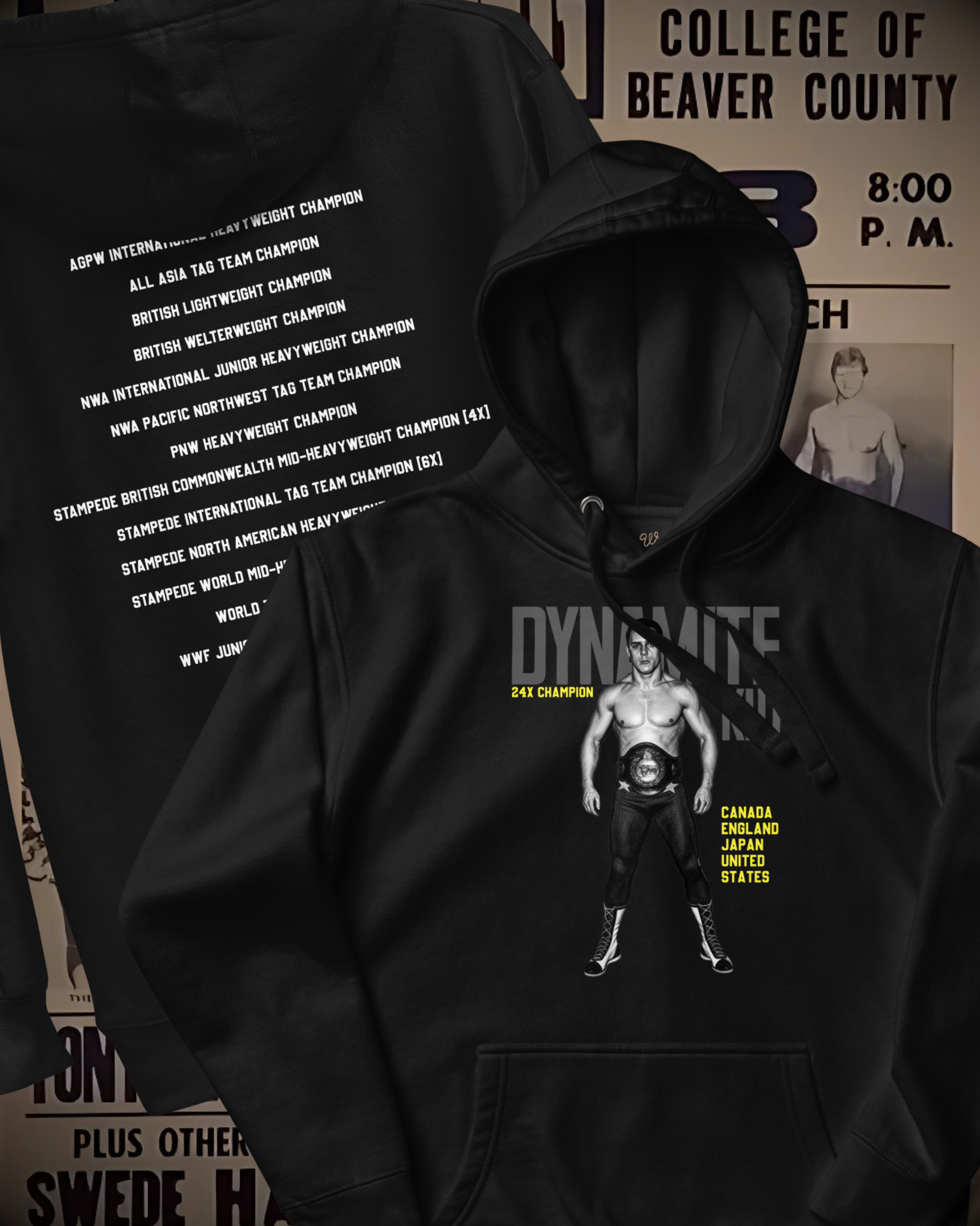 Dynamite Kid - 24X Hoodie