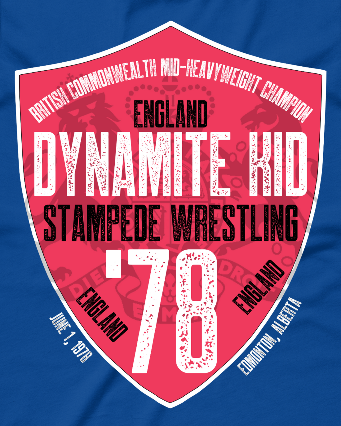 Dynamite Kid – British Commonwealth Champion ’78 Shirt