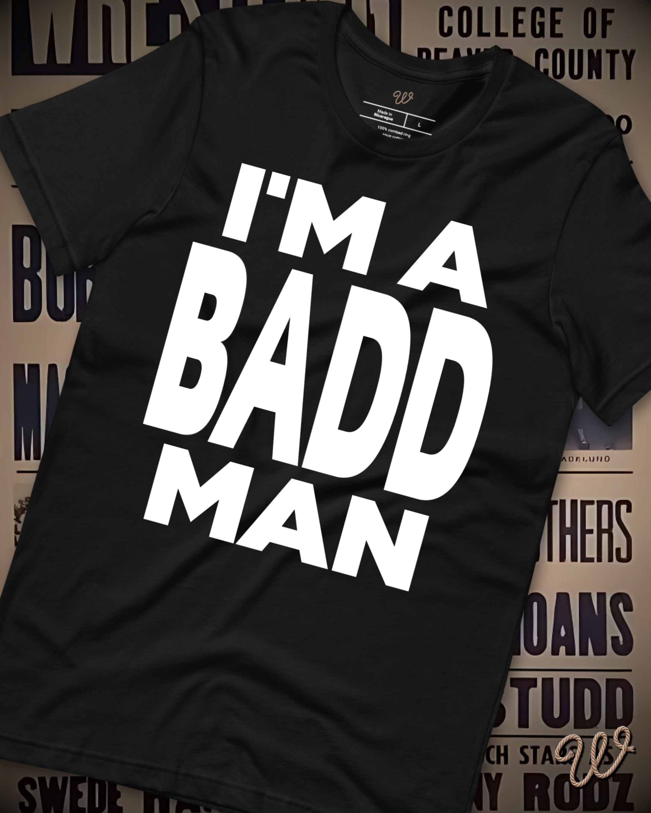 Johnny B Badd - I'm a Badd Man Retro Shirt